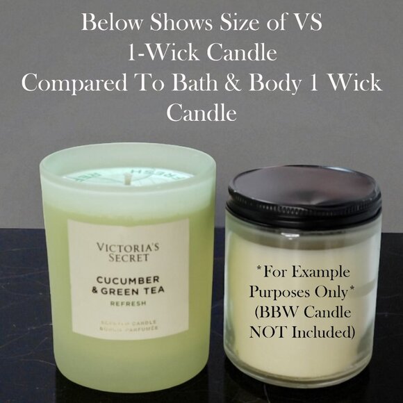 🆕Victoria’s Secret Cucumber & Green Tea Single Wick Candle - Picture 4 of 4